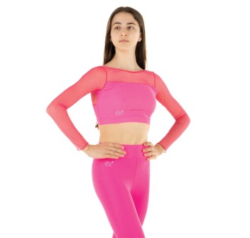 Crop Top Fucsia Fluo