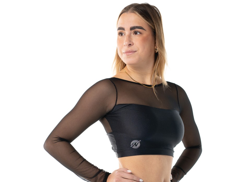 Crop Top Nero