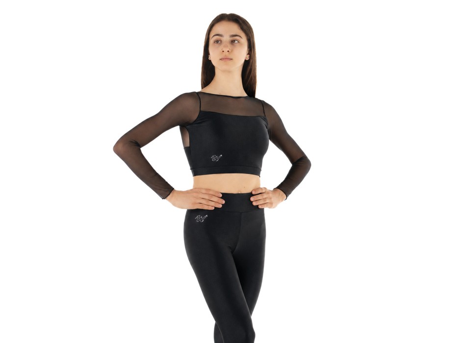 Crop Top Nero