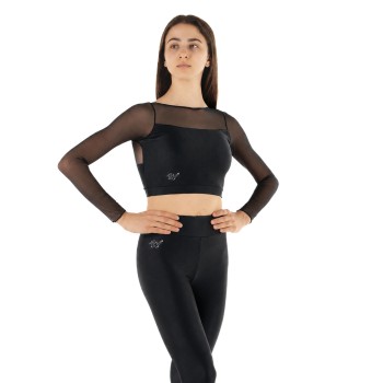 Crop Top Nero