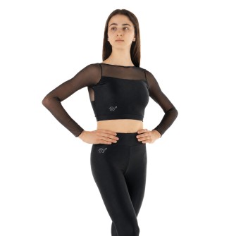 Crop Top Nero