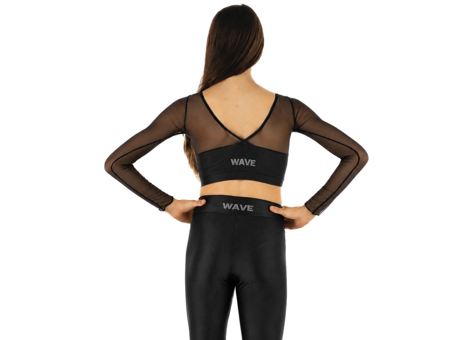 Crop Top Nero