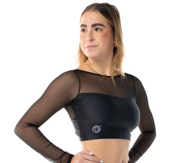 Crop Top Nero