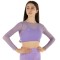 Crop Top Rete Lilla
