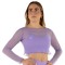 Crop Top Rete Lilla