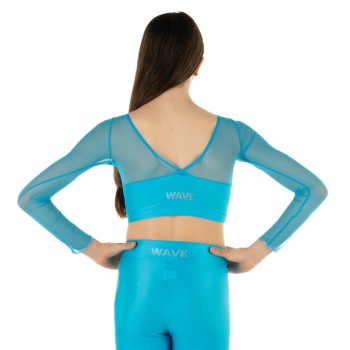 Crop Top Turchese