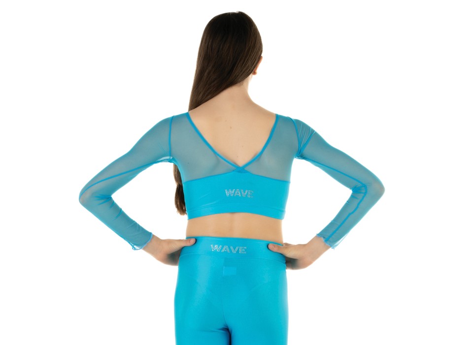 Crop Top Turchese