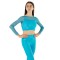Crop Top Turchese