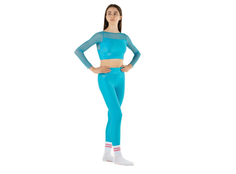 Leggings Basic Turchese