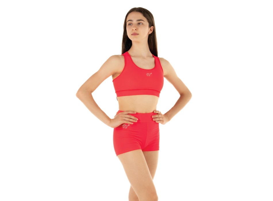 Shorts Rosso Fluo