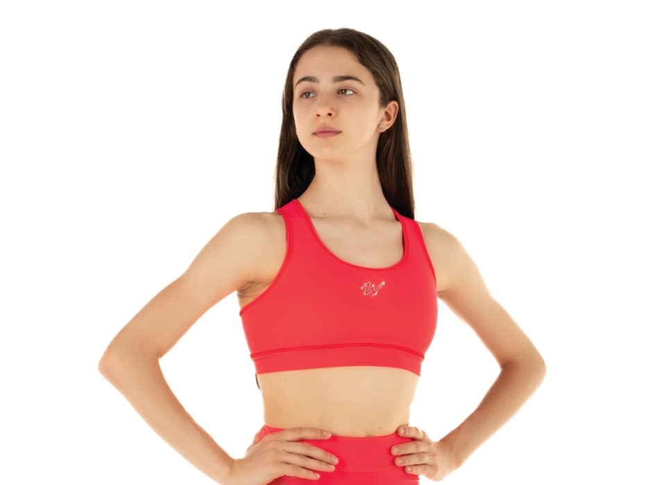 Top America Rosso Fluo