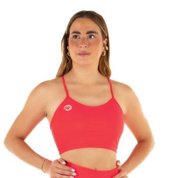 Top Emma Rosso Fluo