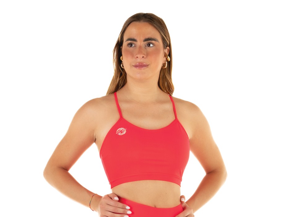 Top Emma Rosso Fluo