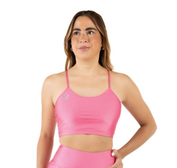 Top Emma Rosso Fluo