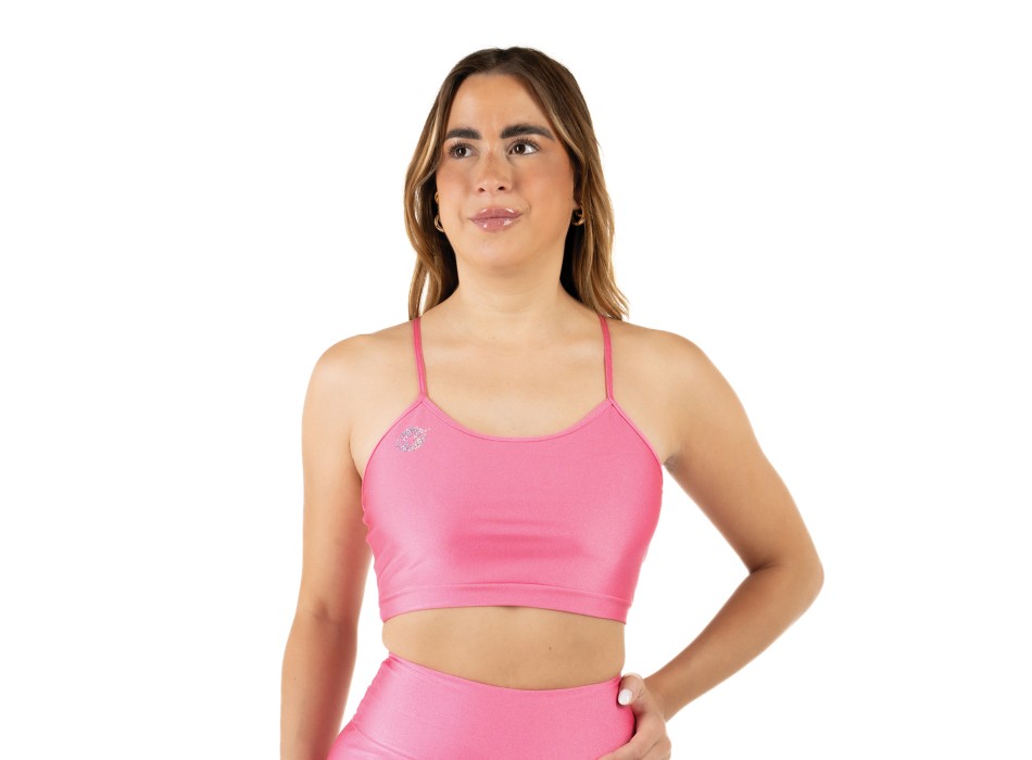 Top Emma Rosso Fluo