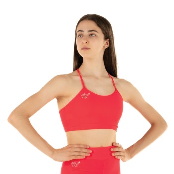 Top Emma Rosso Fluo