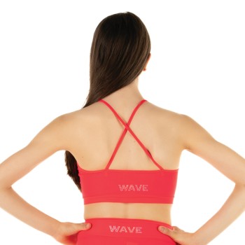 Top Emma Rosso Fluo